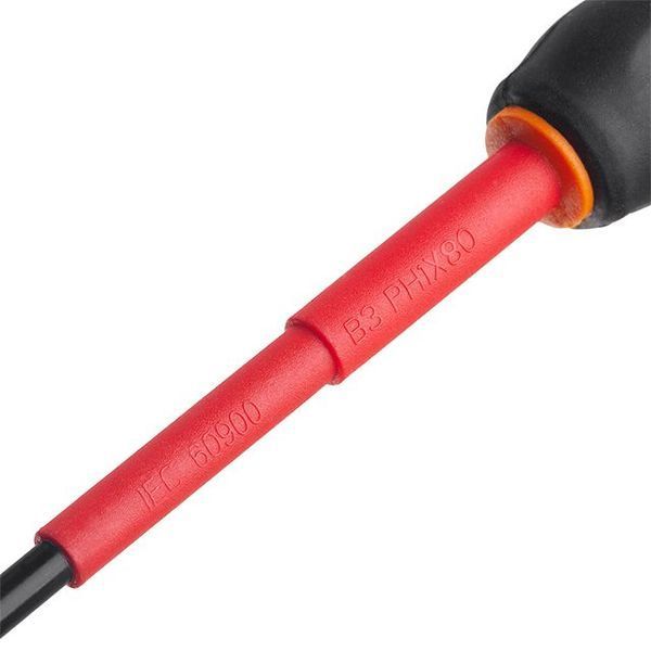 Викрутка хрестова ізольована PH1*80 мм, 1000 В INTERTOOL VT-3211 VT-3211 фото