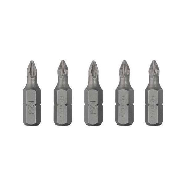 Комплект&nbsp;насадок викруткових PZ1 1/4"*25мм, ACR, S2, уп. 5шт., STORM INTERTOOL VT-0208 VT-0208 фото