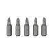 Комплект&nbsp;насадок викруткових PZ1 1/4"*25мм, ACR, S2, уп. 5шт., STORM INTERTOOL VT-0208 VT-0208 фото 3