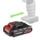 Аккумулятор Li-Ion 18 В 2.0 Ач для дрели-шуруповерта WT-0314/WT-0313/WT-0317 INTERTOOL WT-0312 WT-0312 фото 3