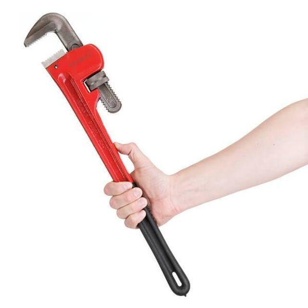 Ключ трубний 600 мм, тип "Stillson" INTERTOOL HT-0185 HT-0185 фото