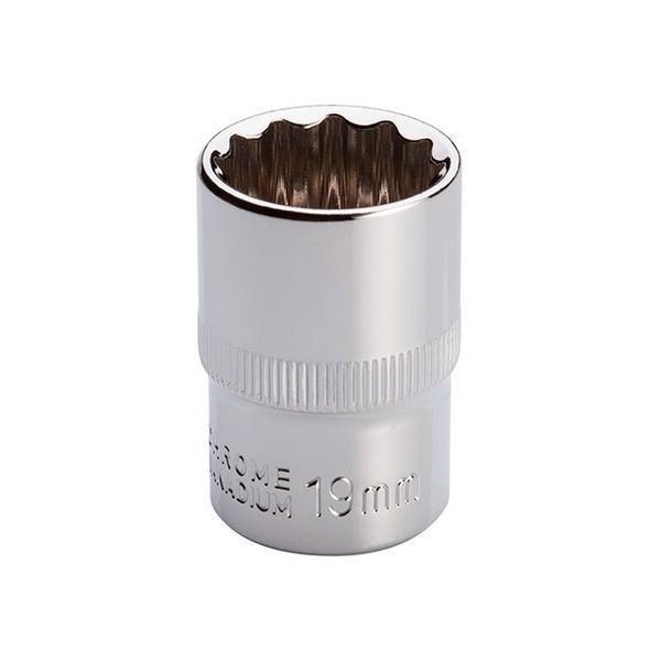 Головка 12 гр. 1/2", 19 мм INTERTOOL ET-0219 ET-0219 фото
