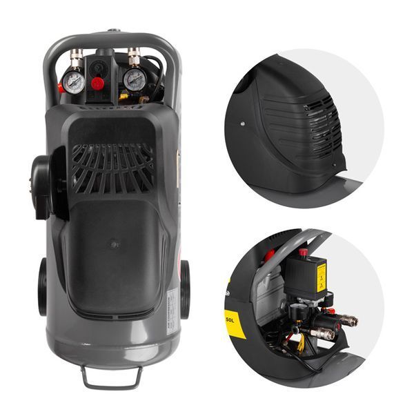 Компресор 50 л, 1500 Вт, 220 В, 8 aтм, 206 л/хв. INTERTOOL PT-0003 PT-0003 фото
