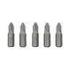 Комплект отверточных насадок PZ2 1/4"*25мм, ACR, S2, уп. 5шт., STORM INTERTOOL VT-0209 VT-0209 фото 3