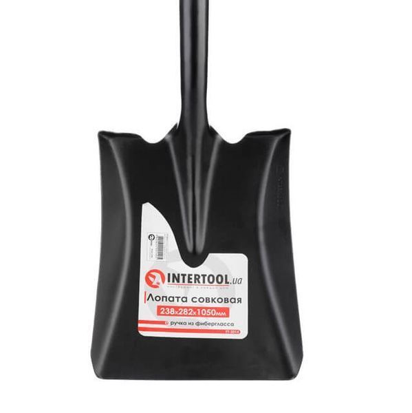 Лопата совковая, ручка из фибергласса, 238х282х1050 мм INTERTOOL FT-2014 FT-2014 фото