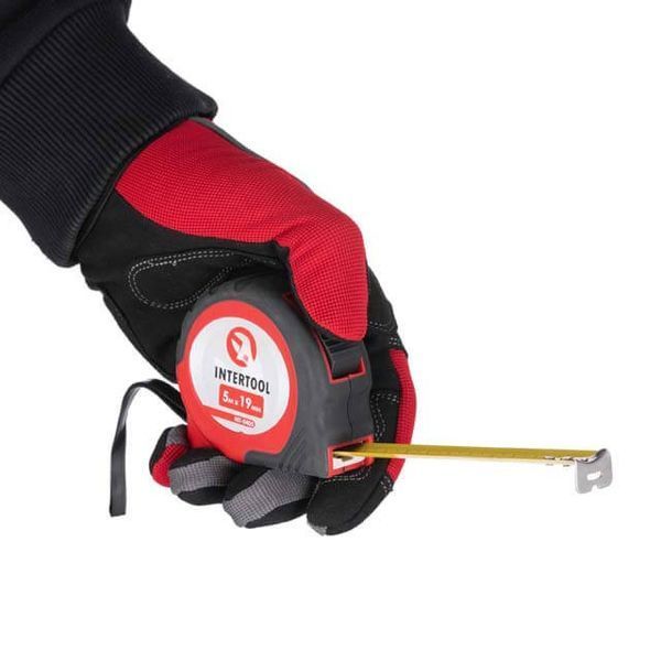 Рулетка з фіксатором 5 м *&nbsp;19 мм INTERTOOL MT-0405 MT-0405 фото
