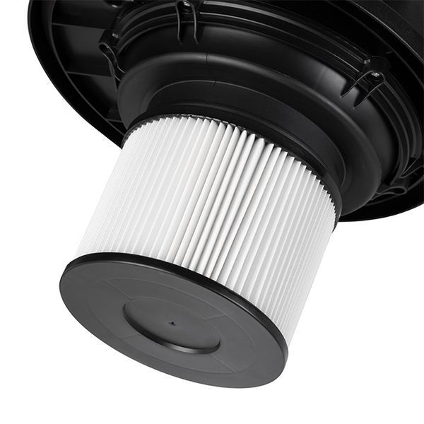 Пилосос будівельний INTERTOOL DT-1025, 1,4 кВт, >17 кПа, бак 20 л нержавіюча сталь 410, розетка, HEPA фільтр, шланг 3 м DT-1025 фото
