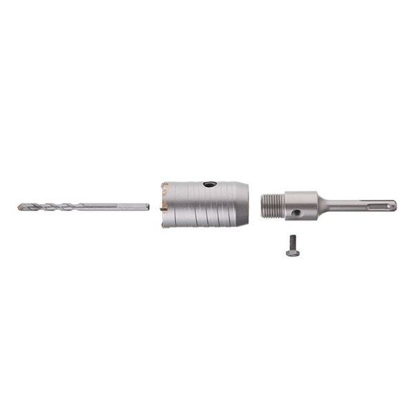Комплект: Свердло корончасте по бетону 40мм + Перехідник SDS Plus 100мм INTERTOOL SD-7040 SD-7040 фото
