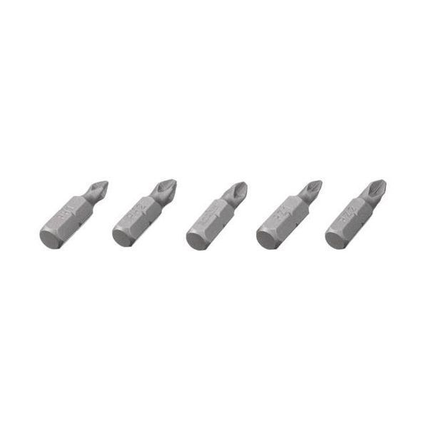 Комплект отверточных насадок PH1, PH2, PZ1, PZ2 1/4"*25мм, S2, уп. 5шт., STORM INTERTOOL VT-0210 VT-0210 фото
