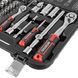 Набір інструментів 73 од.&nbsp;STORM, 1/2",&nbsp;1/4", Cr-V INTERTOOL ET-8073 ET-8073 фото 6