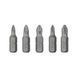 Комплект отверточных насадок PH1, PH2, PZ1, PZ2 1/4"*25мм, S2, уп. 5шт., STORM INTERTOOL VT-0210 VT-0210 фото 3