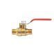 Кран шаровый воздушный, латунь, наружная резьба 1/4"-1/4", STORM INTERTOOL PT-1882 PT-1882 фото 2
