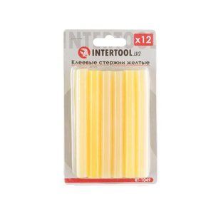 Комплект стрижнів клейових жовтих 11,2*100 мм, 12 шт INTERTOOL RT-1049 RT-1049 фото