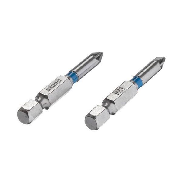 Комплект отверточных насадок PZ1 1/4"*50мм, S2, уп. 2шт., STORM INTERTOOL VT-0214 VT-0214 фото