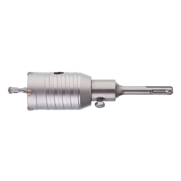 Комплект: Свердло корончасте по бетону 46мм + Перехідник SDS Plus 100мм INTERTOOL SD-7046 SD-7046 фото