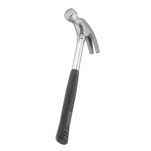 Молоток столярный с гвоздодером 450 г,&nbsp;с металлической ручкой INTERTOOL HT-0224 HT-0224 фото