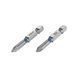 Комплект отверточных насадок PZ1 1/4"*50мм, S2, уп. 2шт., STORM INTERTOOL VT-0214 VT-0214 фото 1