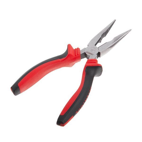 Длинногубцы прямые 160мм, 40CrV, фосфатированные, полированные, STORM INTERTOOL NT-0136 NT-0136 фото