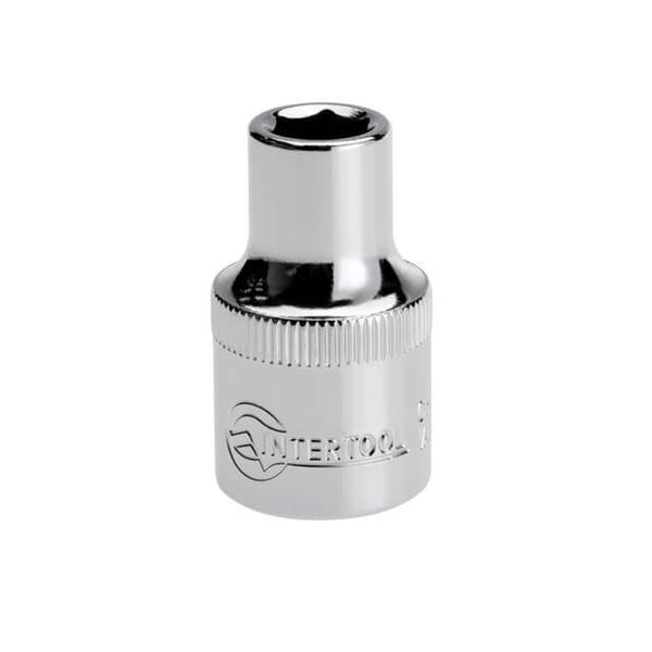 Головка шестигранна 1/2" 9*38 мм CrV INTERTOOL ET-0009 ET-0009 фото