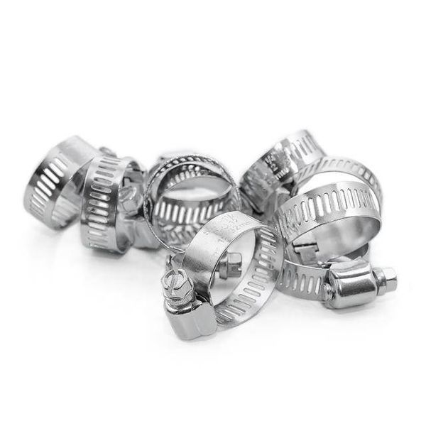 Хомут сталевий оцинкований 12,7 мм,&nbsp;D -&nbsp;18-32 мм INTERTOOL TC-0118 TC-0118 фото