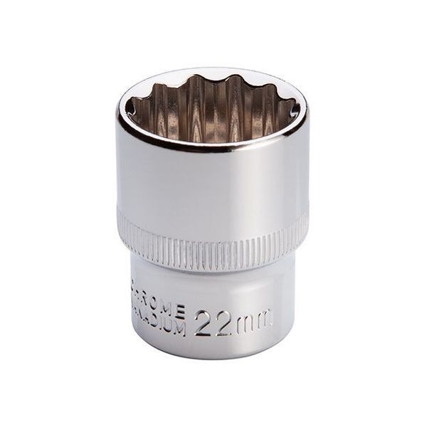 Головка двенадцатигранная, 1/2", 22 мм INTERTOOL ET-0222 ET-0222 фото