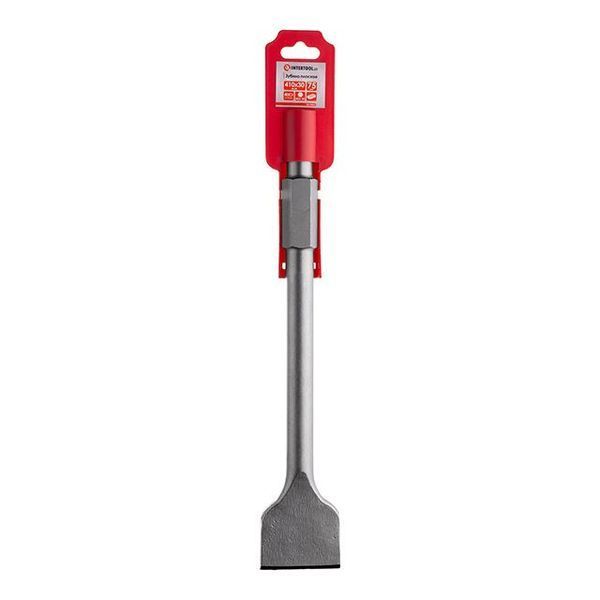 Зубило по камню HEX 30*410 мм, ширина 75 мм INTERTOOL SD-0463 SD-0463 фото
