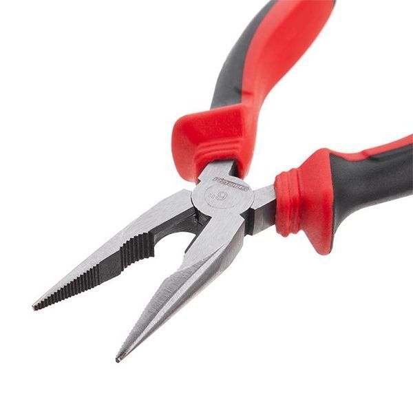 Длинногубцы прямые 160мм, 40CrV, фосфатированные, полированные, STORM INTERTOOL NT-0136 NT-0136 фото