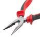 Длинногубцы прямые 160мм, 40CrV, фосфатированные, полированные, STORM INTERTOOL NT-0136 NT-0136 фото 4