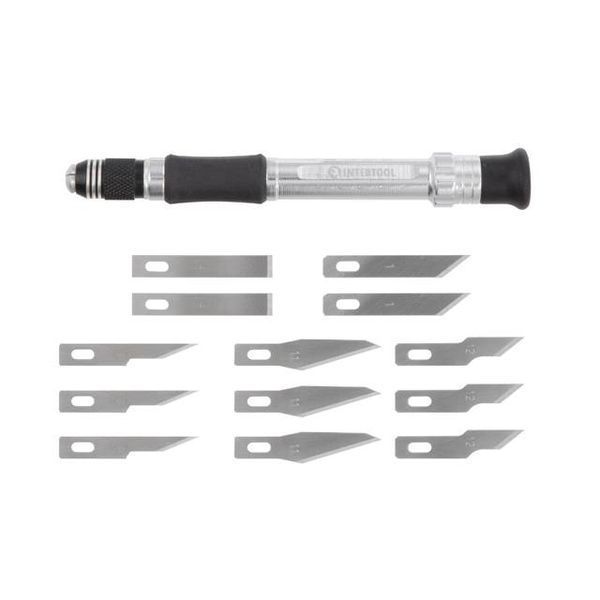 Набор скальпелей с держателем 14шт INTERTOOL HT-0524 HT-0524 фото