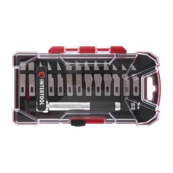 Набор скальпелей с держателем 14шт INTERTOOL HT-0524 HT-0524 фото