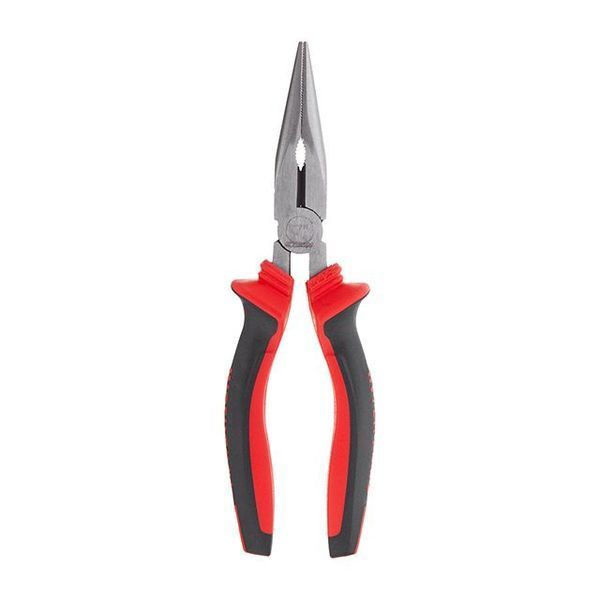 Длинногубцы прямые 180мм, 40CrV, фосфатированные, полированные, STORM INTERTOOL NT-0138 NT-0138 фото