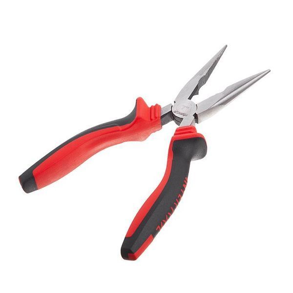 Длинногубцы прямые 180мм, 40CrV, фосфатированные, полированные, STORM INTERTOOL NT-0138 NT-0138 фото