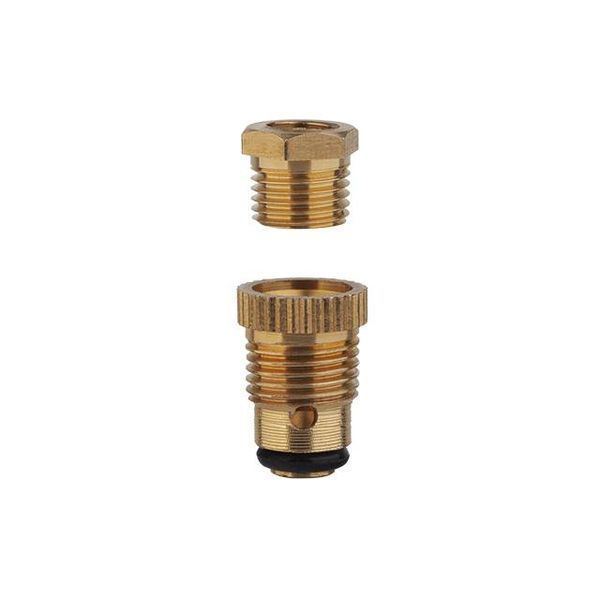 Клапан зливний латунний для компресорів, 1/4 ", круглий вентиль INTERTOOL PT-5020 PT-5020 фото