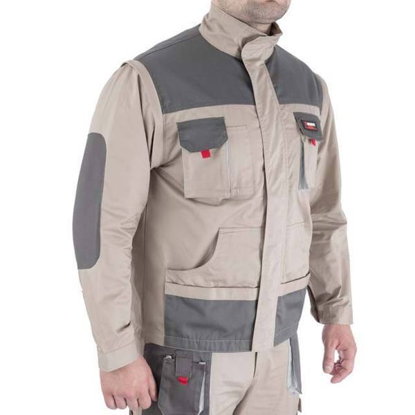 Куртка рабочая 2 в 1, 100 % хлопок, плотность 180 г/м2, XL INTERTOOL SP-3034 SP-3034 фото