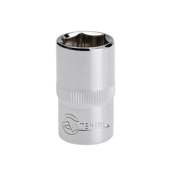Головка шестигранна 1/2" 16*38 мм CrV INTERTOOL ET-0016 ET-0016 фото