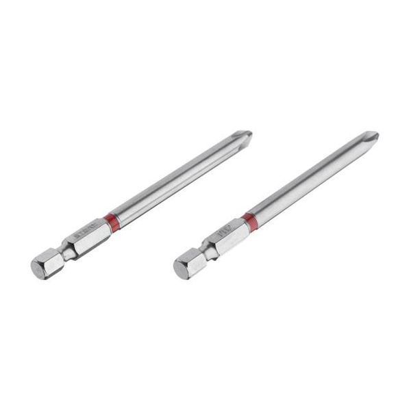 Комплект отверточных насадок PH2 1/4"*90мм, S2, уп. 2шт., STORM INTERTOOL VT-0224 VT-0224 фото