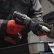 Рукавичка червона в'язана синтетична, вкрита сірим нітрилом на долоні 10" INTERTOOL SP-0127 SP-0127 фото 4