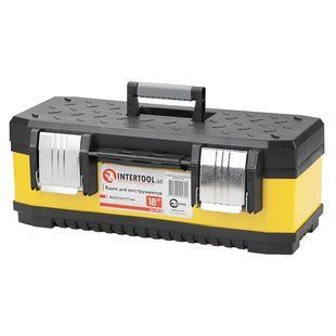 Ящик для инструментов, с металлическими замками, 18" 462*212*177 мм INTERTOOL BX-2018 BX-2018 фото