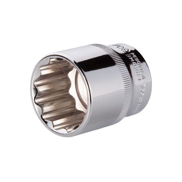 Головка двенадцатигранная, 1/2", 27 мм INTERTOOL ET-0227 ET-0227 фото
