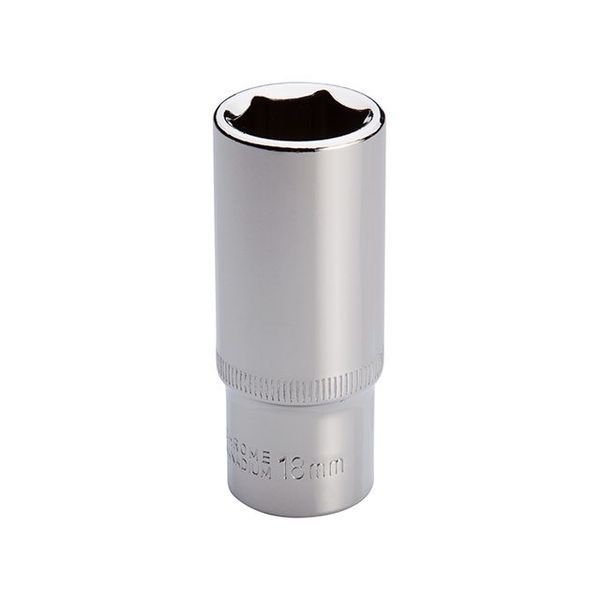Головка шестигранна подовжена 3/8", 18 мм, Cr-V&nbsp;STORM INTERTOOL ET-0428 ET-0428 фото