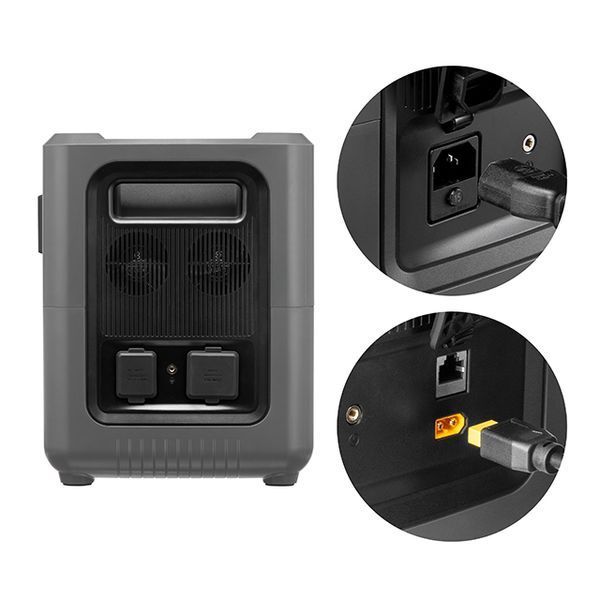 Станция зарядная портативная INTERTOOL WT-7011 (1.8 кВт, 1024 Втг, LiFeP04, беспроводная зарядка, съемный повербанк) WT-7011 фото
