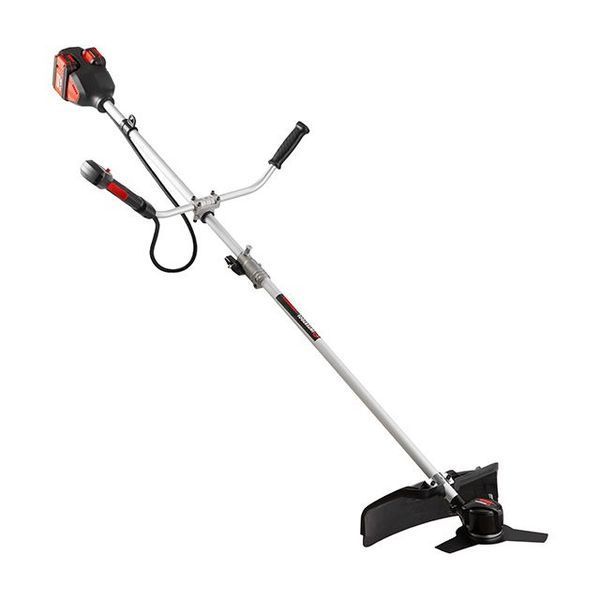 Триммер аккумуляторный с бесщеточным двигателем INTERTOOL WT-9213 (40 В (2х20 В), 2 аккумулятора 4 Ач, зарядное устройство 4.0+4.0 А, 6000 об/мин, катушка + 3-х зубчатый нож) WT-9213 фото