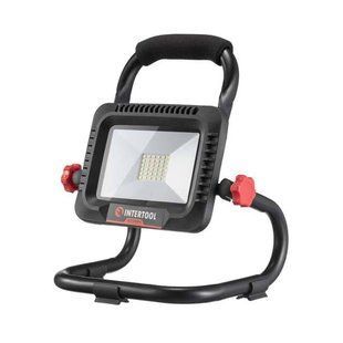 Фонарь аккумуляторный 20 В, LED, 20 Вт, 900/2000 лм, 120&deg;, 6000 K, без ЗУ и АКБ INTERTOOL WT-0349 WT-0349 фото