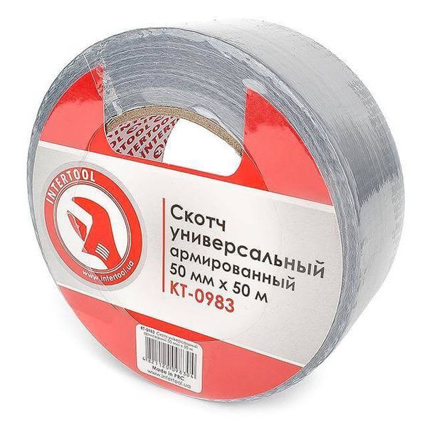 Скотч універсальний армований 50 мм * 50 м. INTERTOOL KT-0983 KT-0983 фото