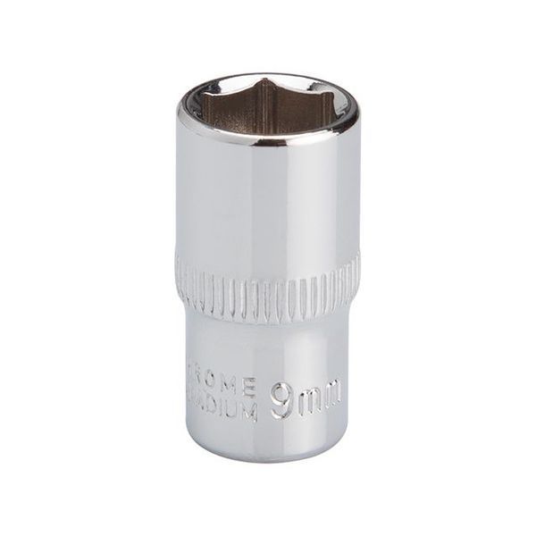 Головка шестигранная 1/4", 9мм, Cr-V. STORM INTERTOOL ET-0439 ET-0439 фото