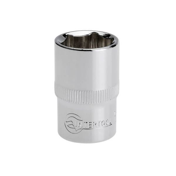 Головка шестигранная 1/2", 18x38 мм, хром-ванадий INTERTOOL ET-0018 ET-0018 фото