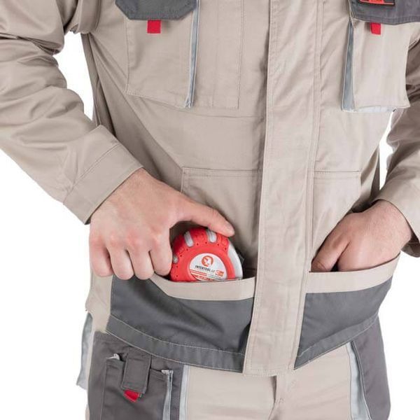 Куртка робоча 2 в 1, 100% бавовна, щільність 180 г / м2, XXXL INTERTOOL SP-3036 SP-3036 фото