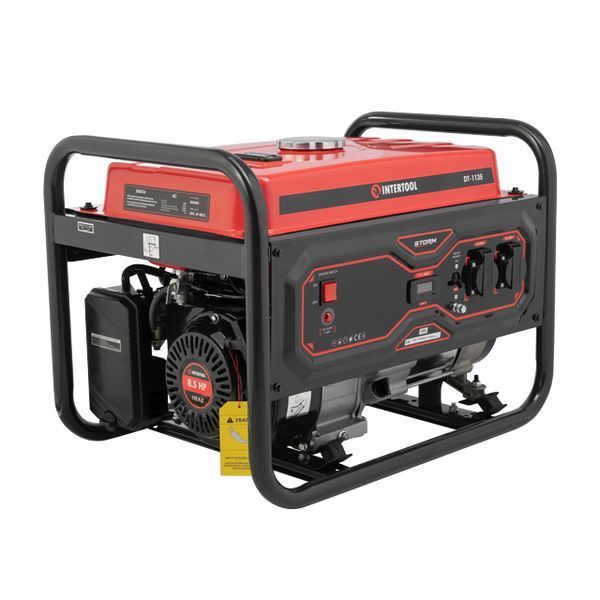 Генератор бензиновий INTERTOOL DT-1135 3.2/3.5 кВт, 220 В, 18 л, електро+ручний старт, мідна обмотка, STORM DT-1135 фото