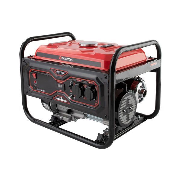 Генератор бензиновий INTERTOOL DT-1135 3.2/3.5 кВт, 220 В, 18 л, електро+ручний старт, мідна обмотка, STORM DT-1135 фото
