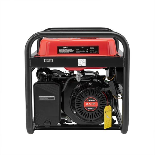 Генератор бензиновий INTERTOOL DT-1135 3.2/3.5 кВт, 220 В, 18 л, електро+ручний старт, мідна обмотка, STORM DT-1135 фото